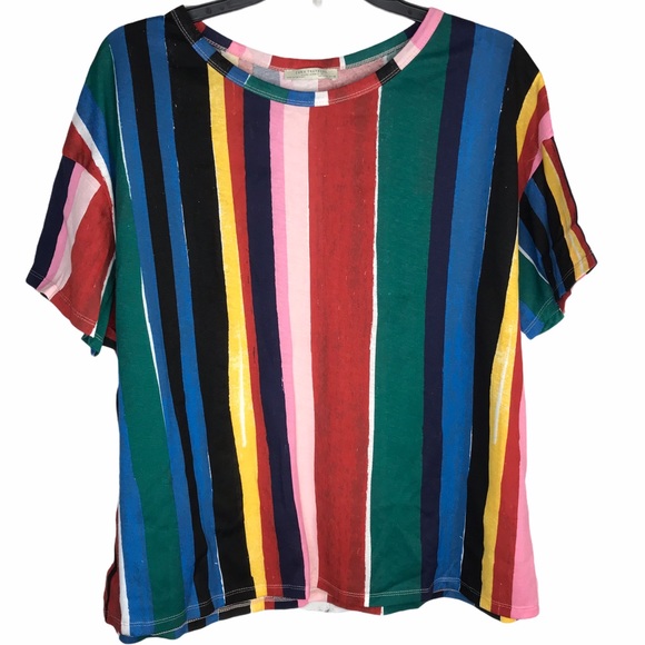 Zara Tops - ZARA~ Bold Stripe Top NWOT